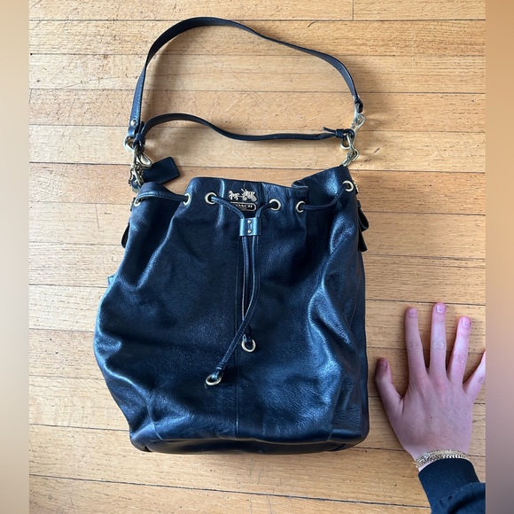 Coach Black Leather Purse - Picture 5 of 7